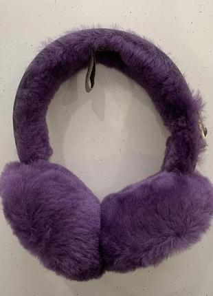 Наушники ugg теплые женские фиолетовые