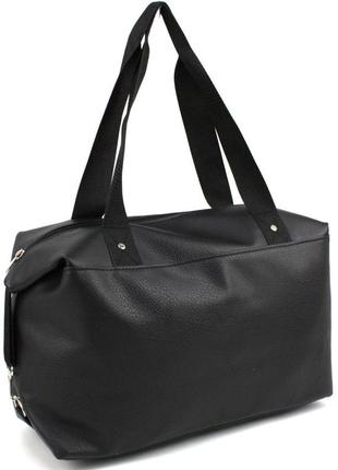 Женская сумка из эко кожи wallaby 5711-1 черная2 фото