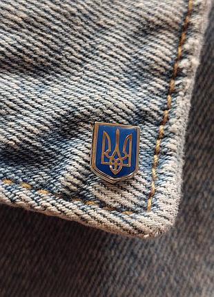 Комплект патріотичних значків україни (пін, тризуб, герб, брошка, прапор)5 фото