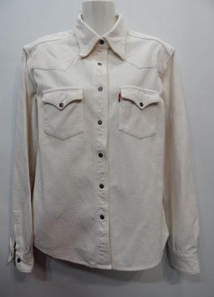 Рубашка плотная вельветовая фирменная женская mohrve ukr 48-50 103tr (только в указанном размере)
