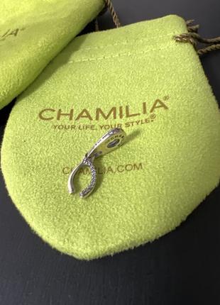 Chamilia charm cham подковое серебро 925 шарм бусина подвеска5 фото