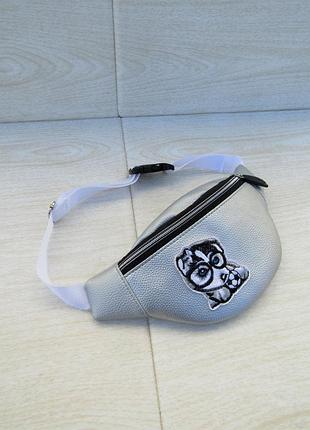 Срібляста бананка handmade "чавинка"