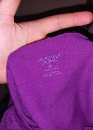 Icebreaker футболка з тоненької меріносової вовни 44 розмір7 фото