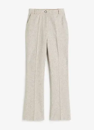 Элегантные брюки из смеси шерсти h&amp;m premium 11341350017 фото