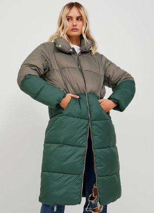 Пуховик jack jones jxellie long puffer jacket