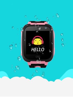 Детские смарт часы телефон smart baby watch s4 с gps зеленый цвет. умные часы + 2 подарка5 фото