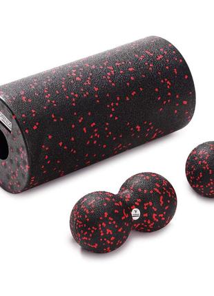 Массажный набор cornix (ball 8 см, duoball 8 х 16 см и foam roller 30 х 15 см) xr-0080