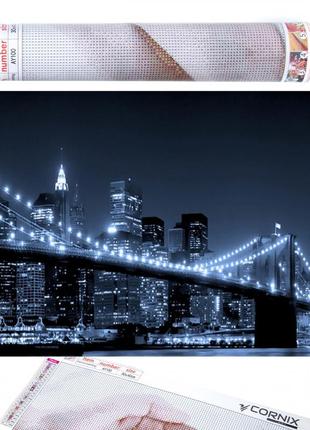 Набор алмазной мозаики (вышивки) cornix art 40 x 30 см ay14