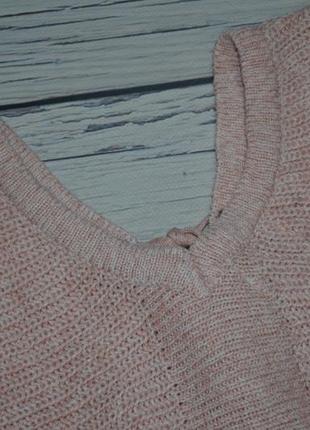 S - м h&m фірмовий жіночий светр, джемпер великої в'язки з вирізом на спині only6 фото