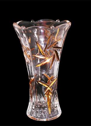 Ваза стеклянная «карусель», h-24,5 см.(124-0091)