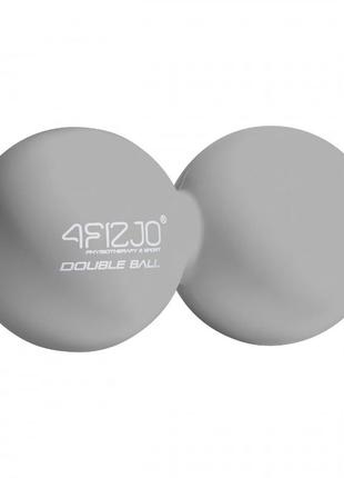 Массажный мяч двойной 4fizjo lacrosse double ball 6.5 x 13.5 см 4fj0324 grey