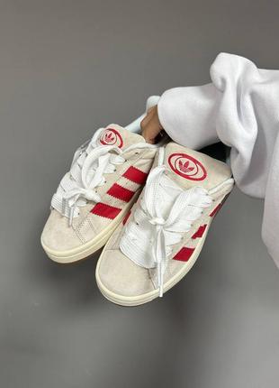 Adidas campus « crystal /  scarlet » premium