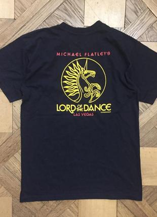 Винтажная футболка мерч lord of the dance 1997