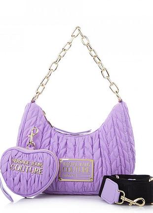 Сумка жіноча versace jeans couture бузковий 789145