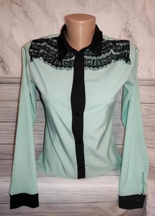 Женская блузка,класика , осень,42-441 фото