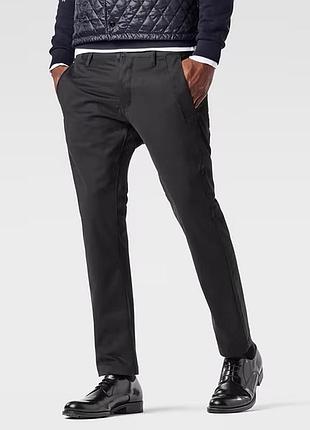 Шикарные брюки g-star raw bronson slim micro twill stretch pants black