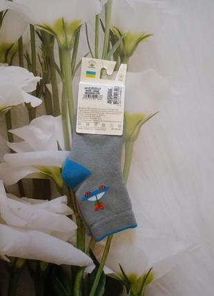 Теплі махрові шкарпетки, розмір 14.4 фото