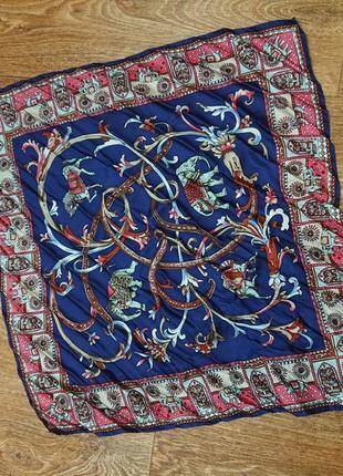 Квадратна шовкова шийна хустка roeckl2 фото