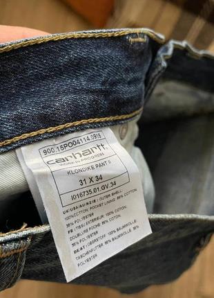 Нові чоловічі базові джинси carhartt klondike pant 24 фото