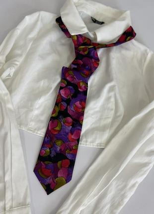 Винтажный австралийский галстук абстрактный5 фото