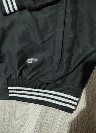 Чоловіча куртка/вітровка/adidas/ чоловічий одяг/чорна спортивна куртка/6 фото