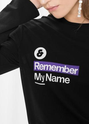 Лонгслив remember my name long sleeve t-shirt /362 фото