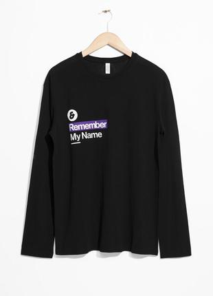 Лонгслив remember my name long sleeve t-shirt /36