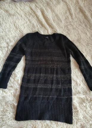 Свитер- тунийка чорный