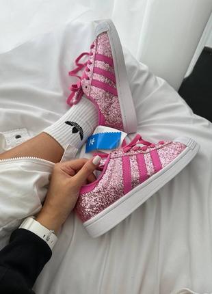 Кроссовки adidas superstar “barbie pink”2 фото