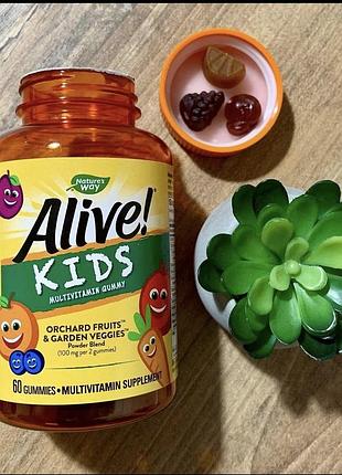 Мультивитамины детские alive kids iherb