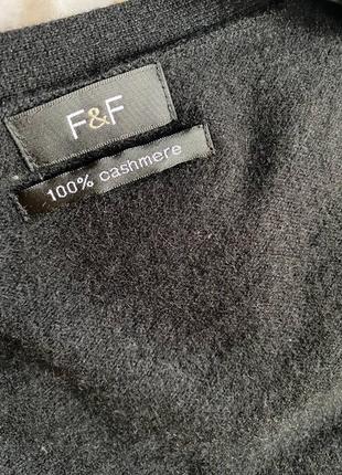 Кардиган f&f  100% cashmere (kashmir, кашемір, кашемир )7 фото