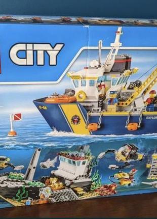 Конструктор lego city 60095 supplementary корабель дослідників морських глибин