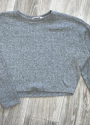 Джемпер в рубчик