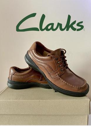 Напівчеревики clarks collection cushion cell на шнурівці 7н/41,5/27 оригінал