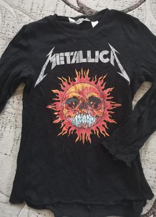 Реглан metallica h&amp;m 6-8 лет