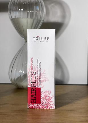 Сироватка для росту вій і брів tolure cosmetics hairplus red coral