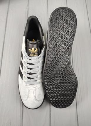 Adidas gazelle gray black6 фото