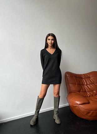 Замшева сукня 4