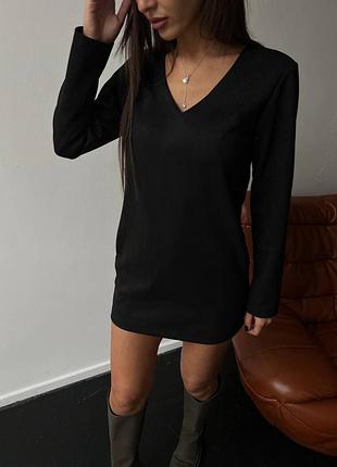 Замшева сукня 3