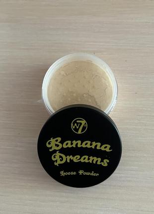 Пудра для лица w7 cosmetics banana dreams loose face powder