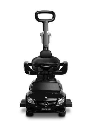 Машинка для катания caretero (toyz) mercedes amg c63 с родительской ручкой black3 фото