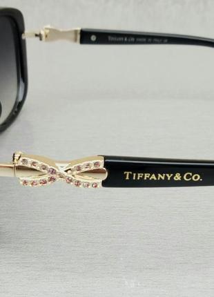 Tiffany & co очки женские солнцезащитные черные с градиентом4 фото