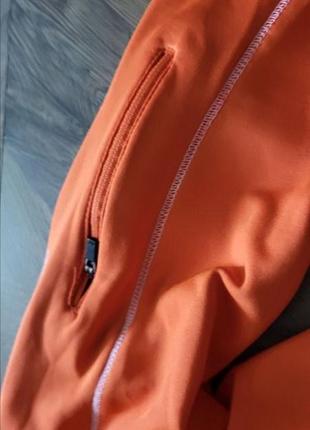 Помаранчева куртка вітровка для активного відпочинку reggata софтшел softshell5 фото