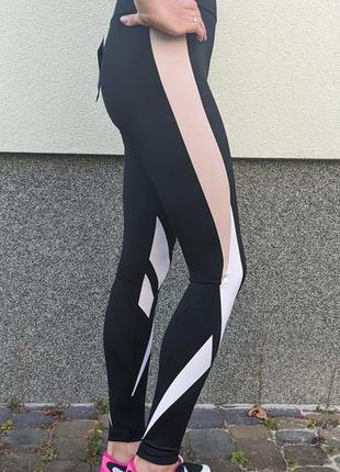 Висока талія нові легінси reebok xs reebok лосіни xs