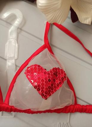 Очень эротичный прозрачный бюстгальтер бра, бралетт, размер m/l