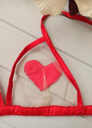 Очень эротичный прозрачный бюстгальтер бра, бралетт, размер m/l