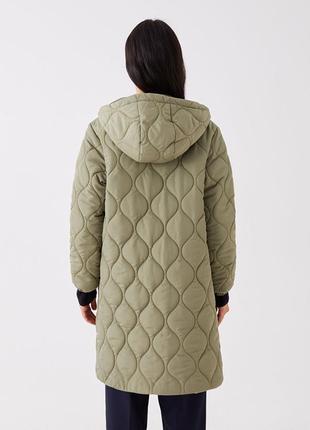 Женское стеганное пальто lc waikiki 40 размер ( на бирке), куртка5 фото