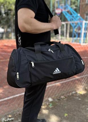 🎒небольшая спортивная черная сумка adidas