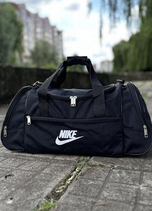 🎒небольшая спортивная дорожная черная сумка nike5 фото