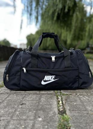 🎒небольшая спортивная дорожная черная сумка nike7 фото